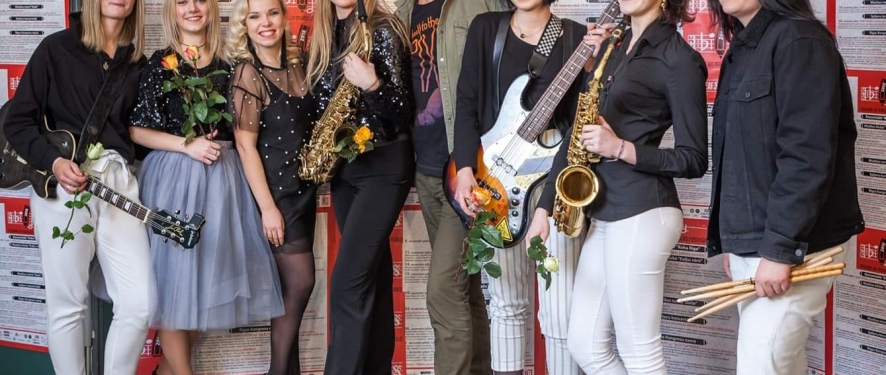 12.klašu vokāli instrumentālais ansamblis festivālā “Bildes” Bildes 2018